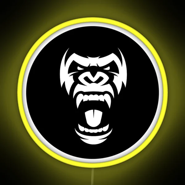 Gorilla Beast RGB Neon Sign