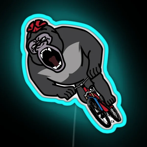 Gorilla Shred RGB Neon Sign