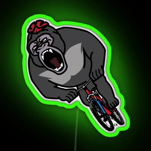 Gorilla Shred RGB Neon Sign