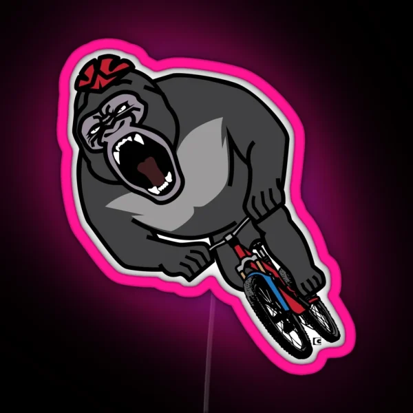 Gorilla Shred RGB Neon Sign