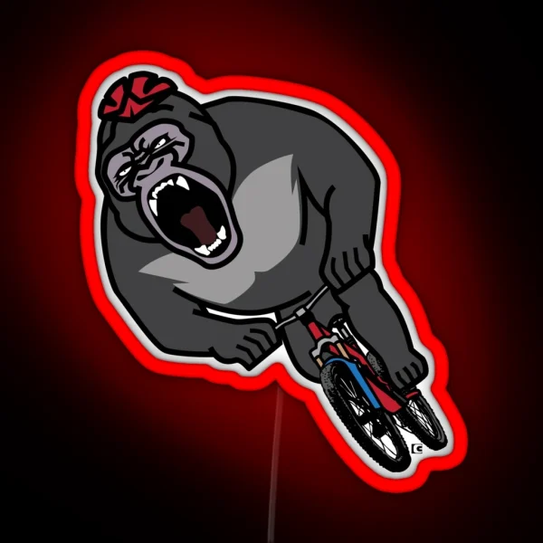 Gorilla Shred RGB Neon Sign