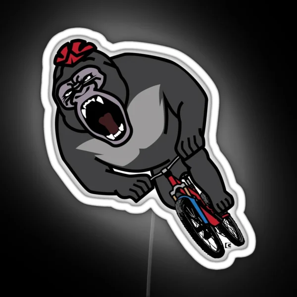 Gorilla Shred RGB Neon Sign