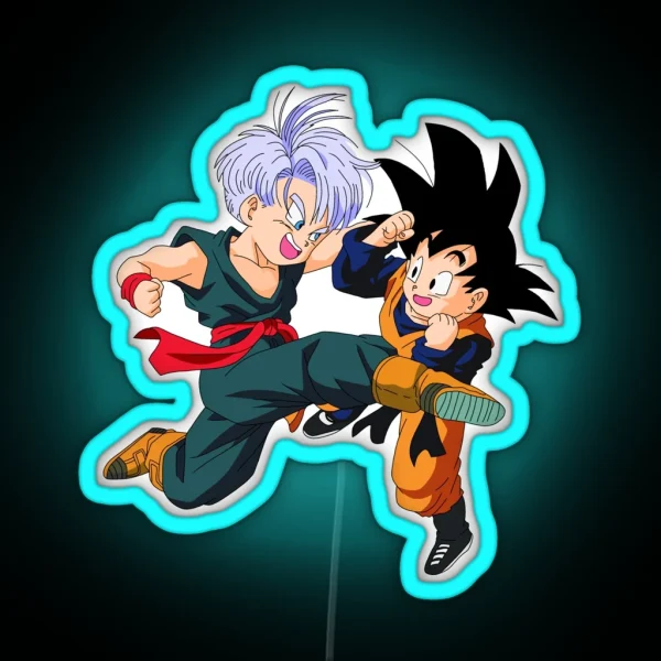Goten And Trunks RGB Neon Sign