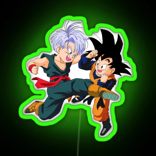 Goten And Trunks RGB Neon Sign