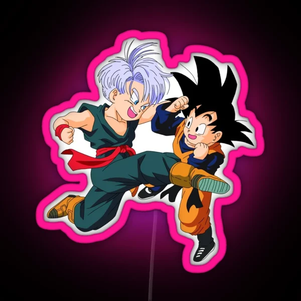 Goten And Trunks RGB Neon Sign