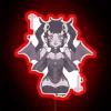 Goth Yami Kawaii Menhera Nurse Girl RGB Neon Sign - Image 2