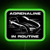 GR86 Silhouette Adrenaline In Routine RGB Neon Sign - Image 3