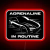 GR86 Silhouette Adrenaline In Routine RGB Neon Sign