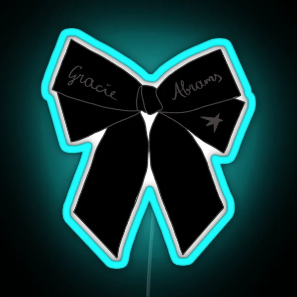 Gracie Abrams Bow RGB Neon Sign