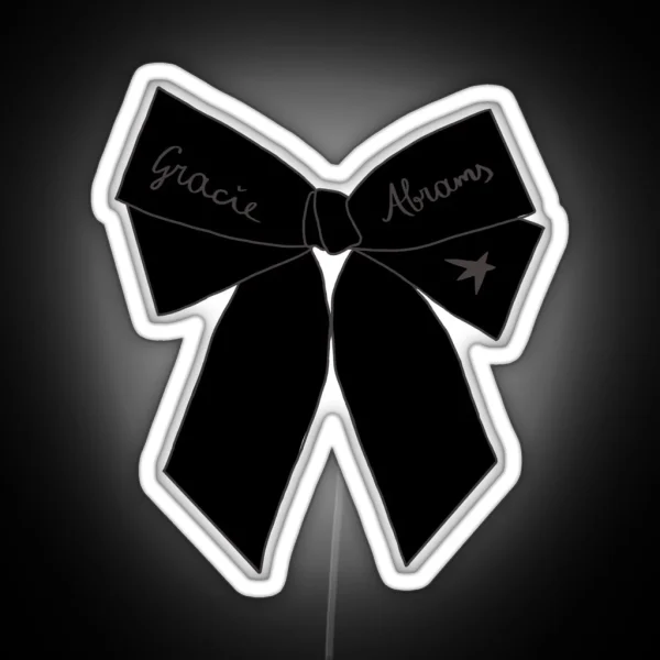 Gracie Abrams Bow RGB Neon Sign