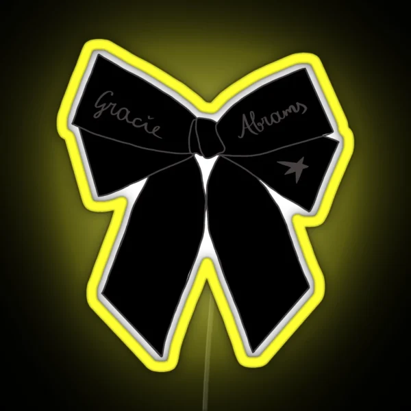 Gracie Abrams Bow RGB Neon Sign