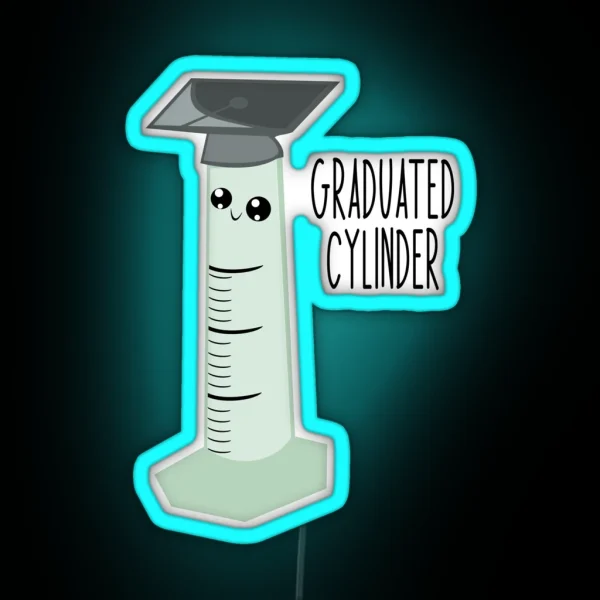 Graduated Cylinder RGB Neon Sign