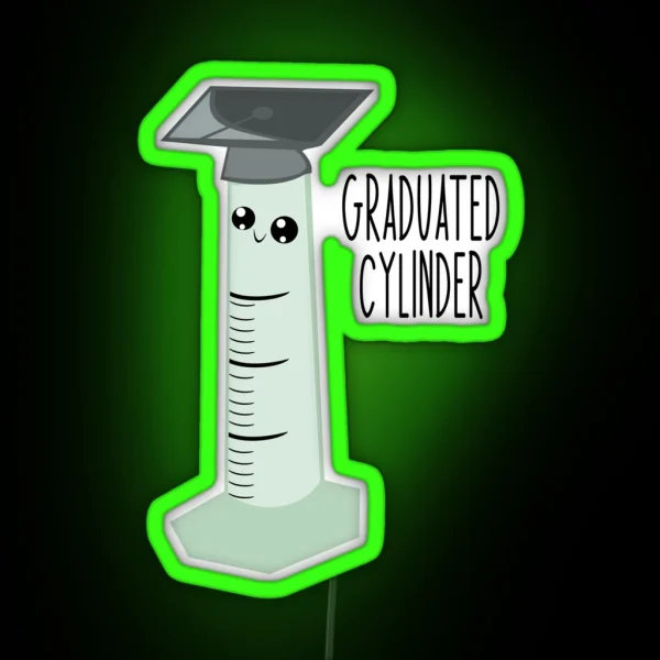 Graduated Cylinder RGB Neon Sign