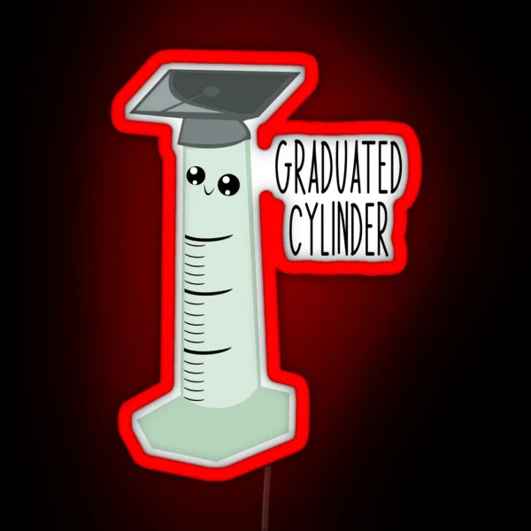 Graduated Cylinder RGB Neon Sign