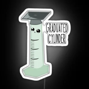 Graduated Cylinder RGB Neon Sign