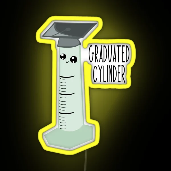 Graduated Cylinder RGB Neon Sign