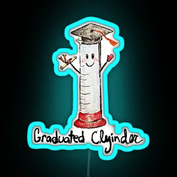 Graduated Cylinder RGB Neon Sign