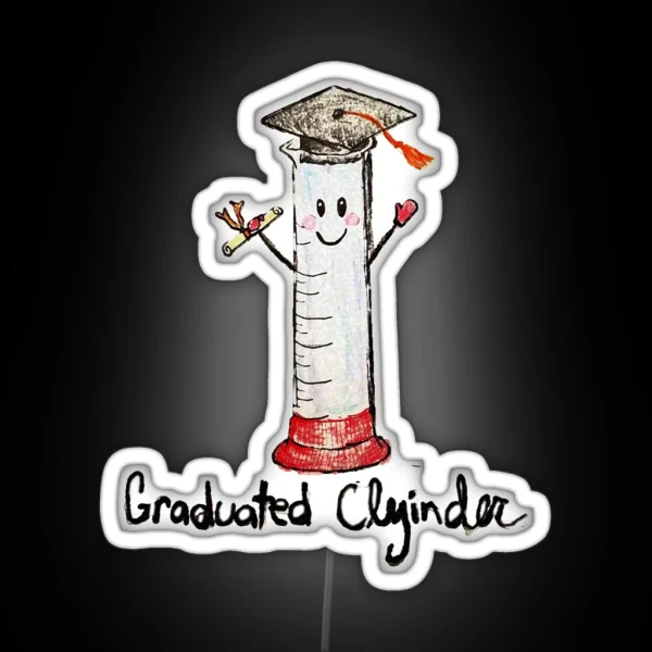 Graduated Cylinder RGB Neon Sign
