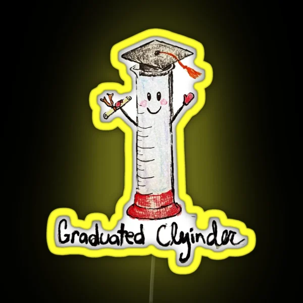 Graduated Cylinder RGB Neon Sign