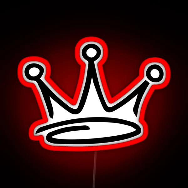 Graffiti Crown RGB Neon Sign