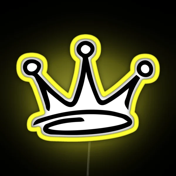 Graffiti Crown RGB Neon Sign