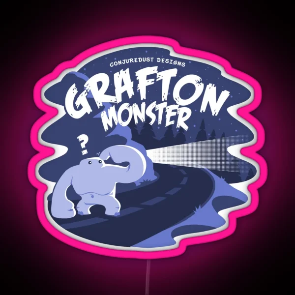 Grafton Monster Encounter RGB Neon Sign