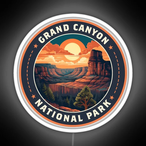 Grand Canyon National Park RGB Neon Sign