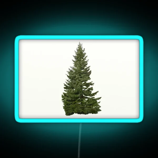 Grand Fir Rectangle RGB Neon Sign