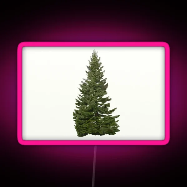 Grand Fir Rectangle RGB Neon Sign