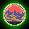 Grand Staircase Escalante National Monument Utah Circle RGB Neon Sign - Image 3