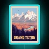 Grand Teton National Park RGB Neon Sign - Image 3