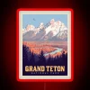 Grand Teton National Park RGB Neon Sign - Image 2