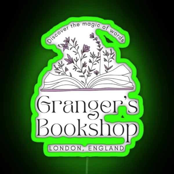 Granger S Bookshop RGB Neon Sign