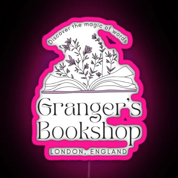 Granger S Bookshop RGB Neon Sign