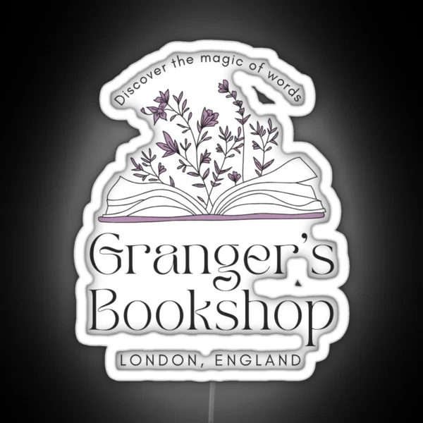 Granger S Bookshop RGB Neon Sign