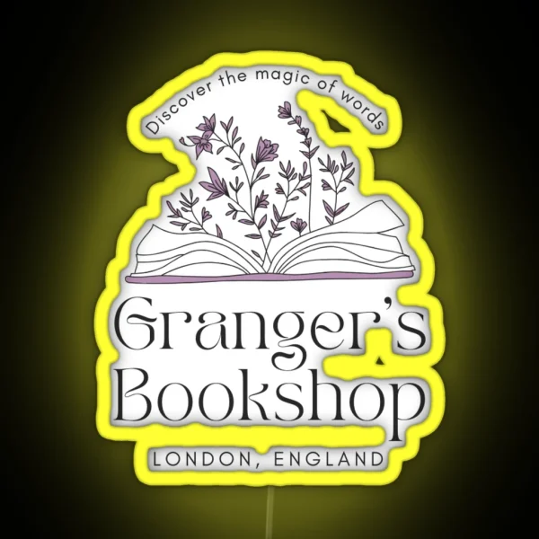 Granger S Bookshop RGB Neon Sign