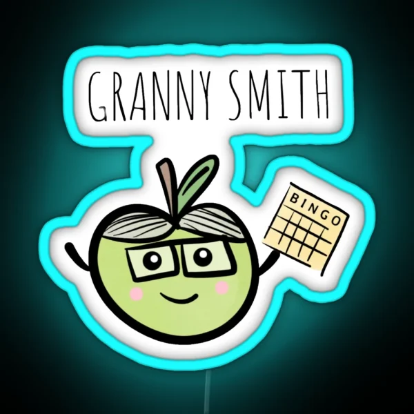 Granny Smith RGB Neon Sign