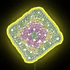Granny Square Green RGB Neon Sign - Image 6