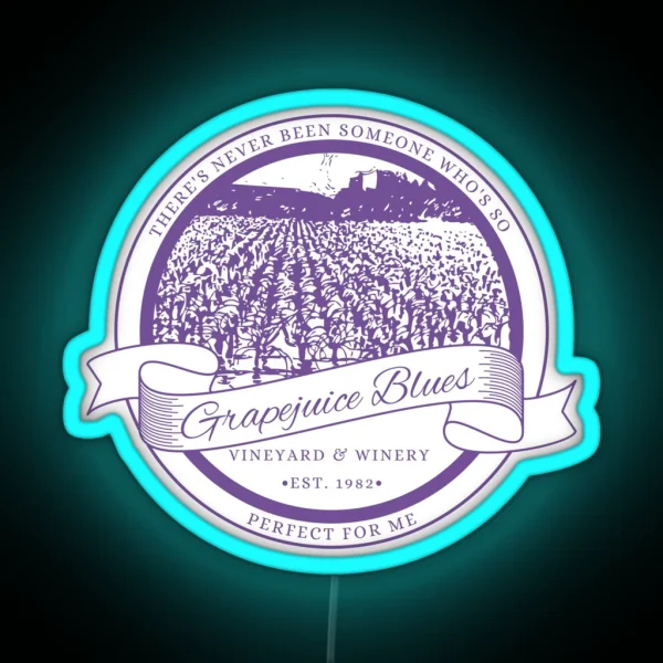 Grapejuice Winery Harry RGB Neon Sign