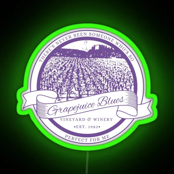 Grapejuice Winery Harry RGB Neon Sign