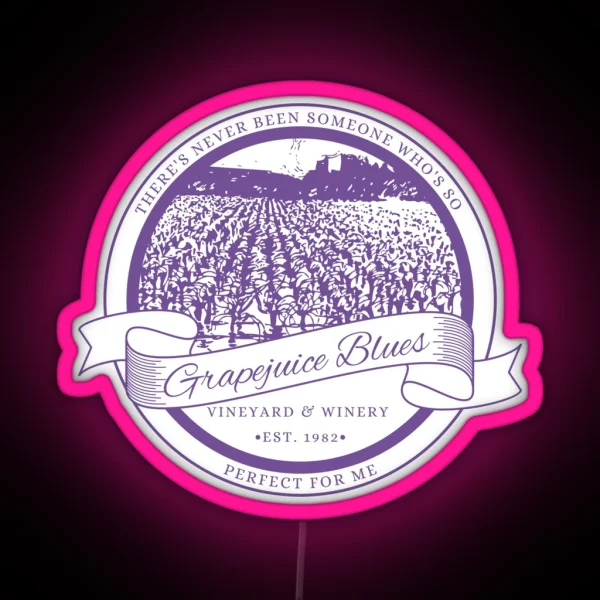 Grapejuice Winery Harry RGB Neon Sign
