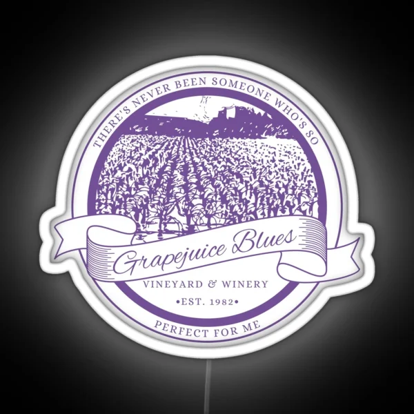 Grapejuice Winery Harry RGB Neon Sign