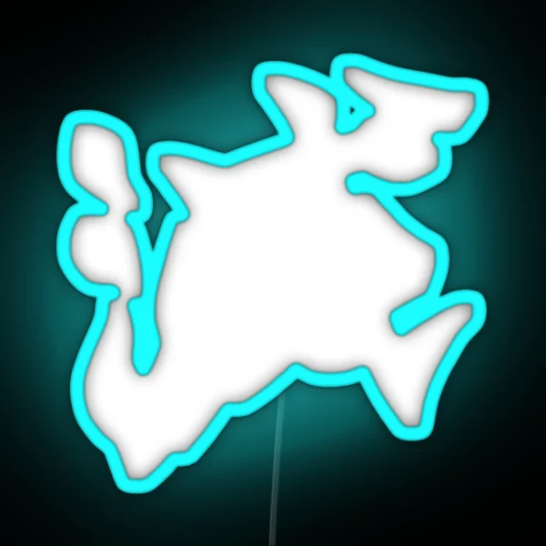 Graphic Demon Slayer Anime Japanese Text RGB Neon Sign