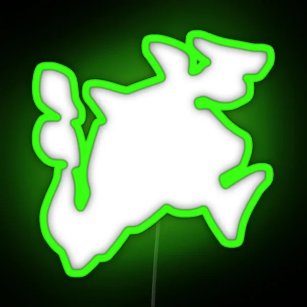 Graphic Demon Slayer Anime Japanese Text RGB Neon Sign