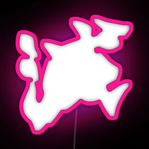 Graphic Demon Slayer Anime Japanese Text RGB Neon Sign