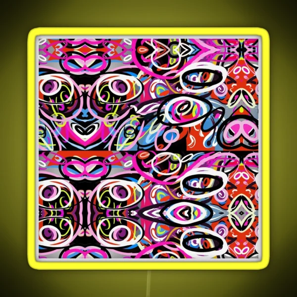 Graphics Modern Lines RGB Neon Sign