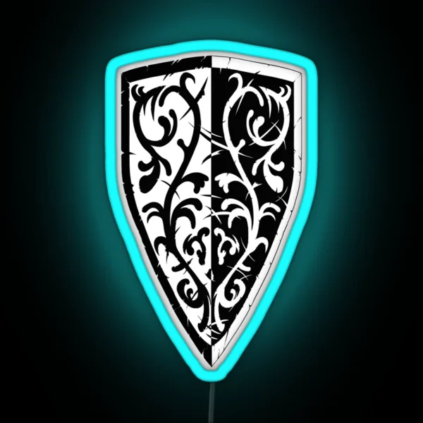 Grass Crest Shield RGB Neon Sign