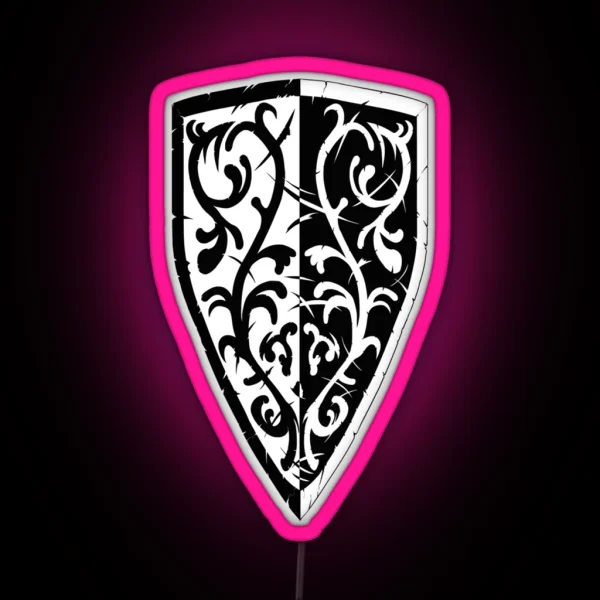 Grass Crest Shield RGB Neon Sign