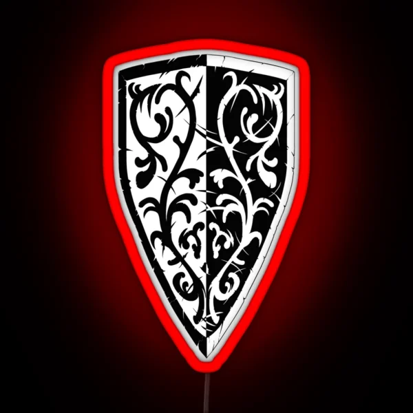 Grass Crest Shield RGB Neon Sign
