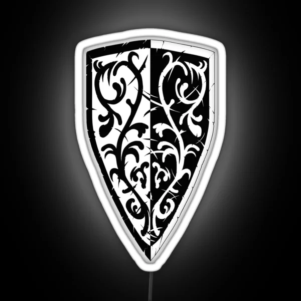 Grass Crest Shield RGB Neon Sign